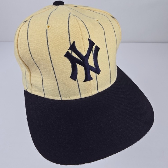 VINTAGE 90s Starter New York Yankees Pinstripe Snapback NWT - READ DESCRIPTION - Picture 3 of 14